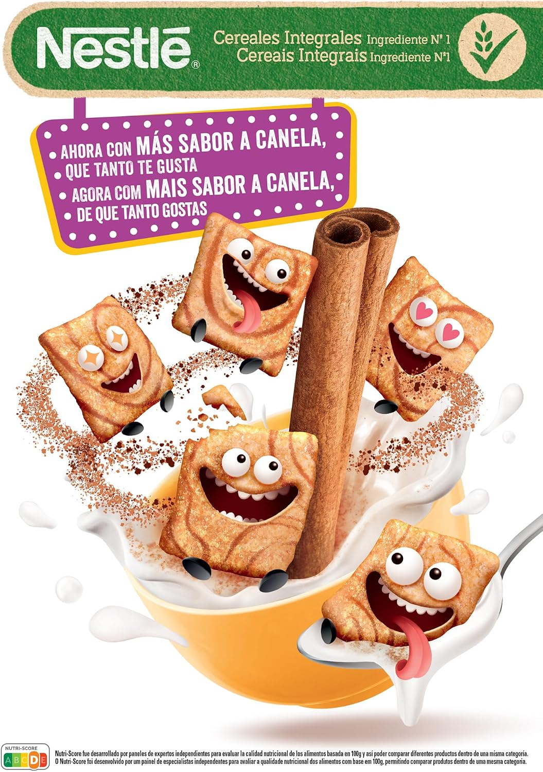 Detalle 1 de Nestlé Cini Minis Cereales 375 g – Pack de 7 🍪