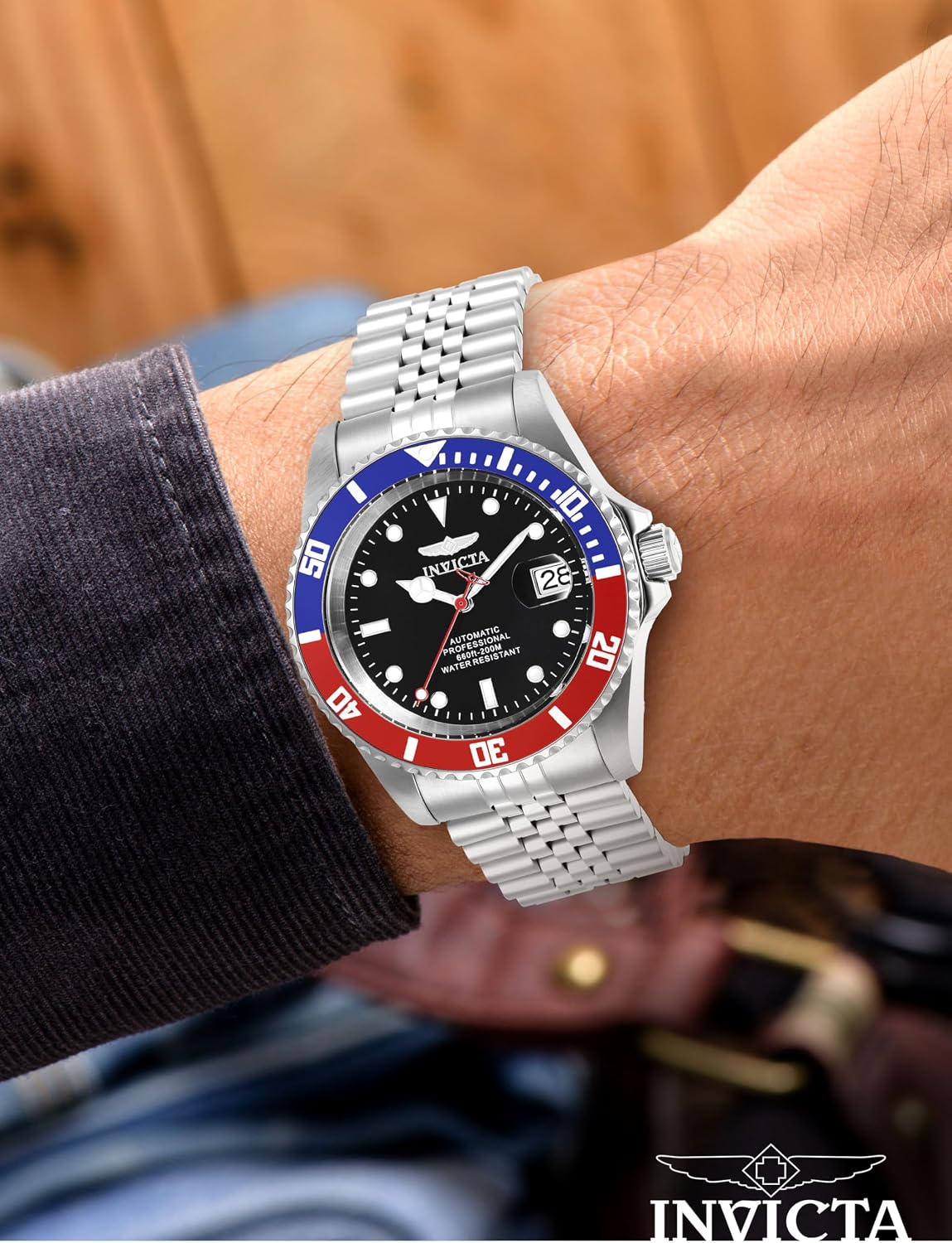 Thumbnail 1 de Invicta Pro Diver Montre Homme – Mouvement Automatique, Acier Inoxydable, 42 mm