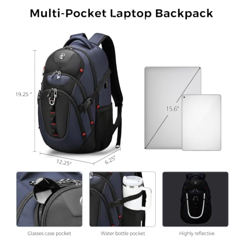 Detalle de Swissdigital Design Laptop Backpack SD803-12 with USB-C Charging and RFID Protection