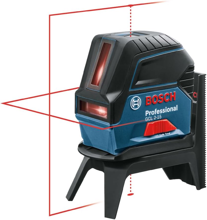 Thumbnail 3 de Bosch Professional GCL 2-15 livella laser multifunzione a croce con punti a piombo (laser rosso), raggio 15 m, per interni