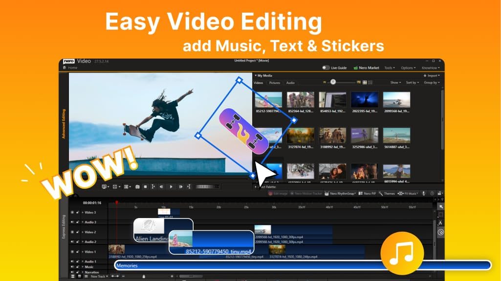 Detalle de Nero Video Maker: Lifetime Windows Video Editing on 1 PC
