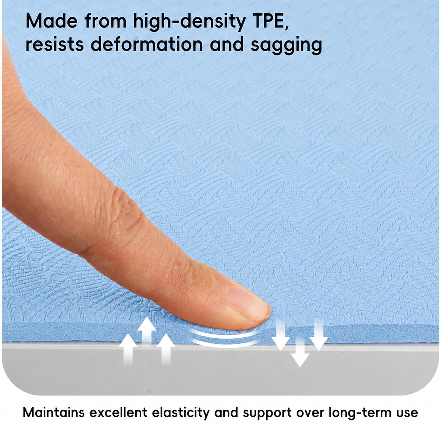 Thumbnail 6 de Wimwum 72" x 32" Extra Wide Yoga Mat, 6mm TPE with Non-Slip Grip