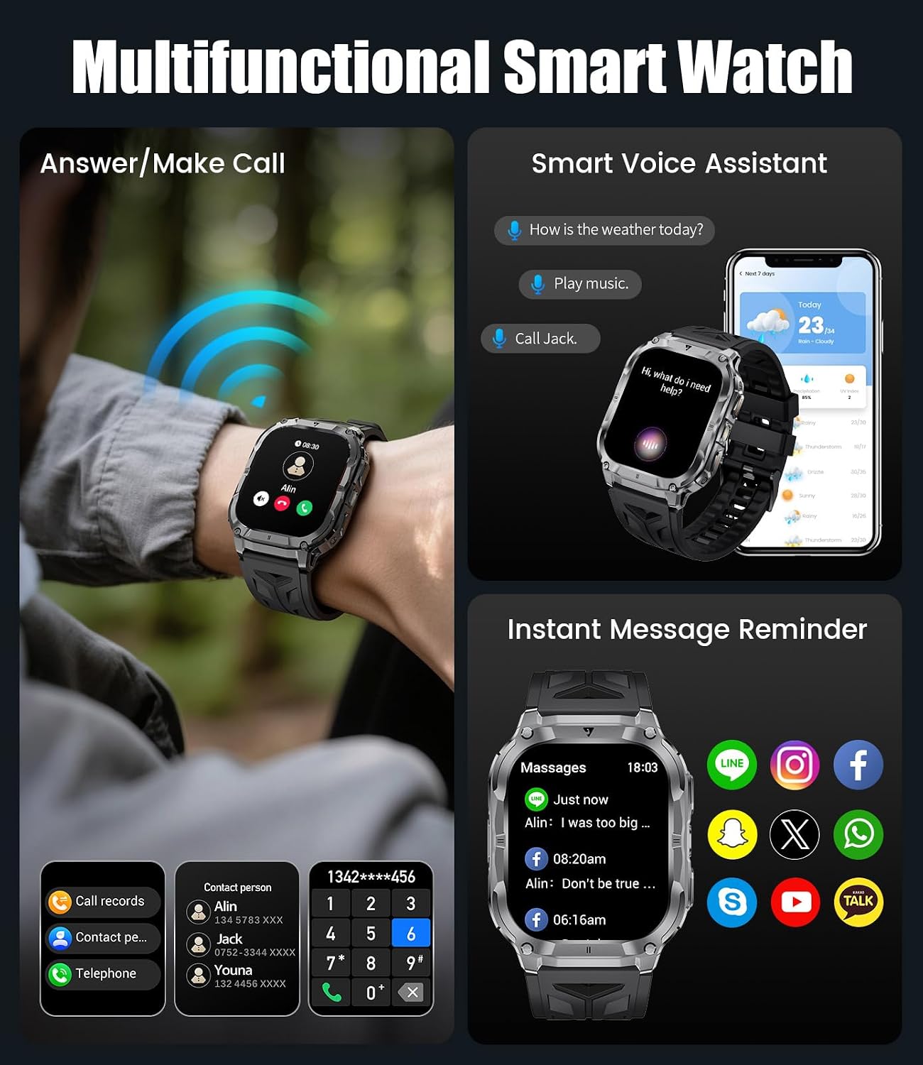 Detalle 1 de EF22 Reloj Inteligente 2.0