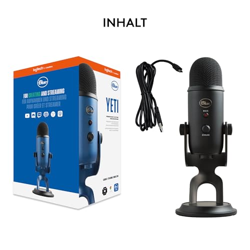 Thumbnail 10 de Logitech G Blue Yeti USB-Mikrofon für Aufnahmen, Streaming, Gaming