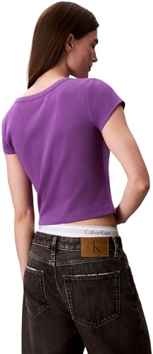 Thumbnail 1 de Calvin Klein Woven Rib Baby tee S, algodón 95%