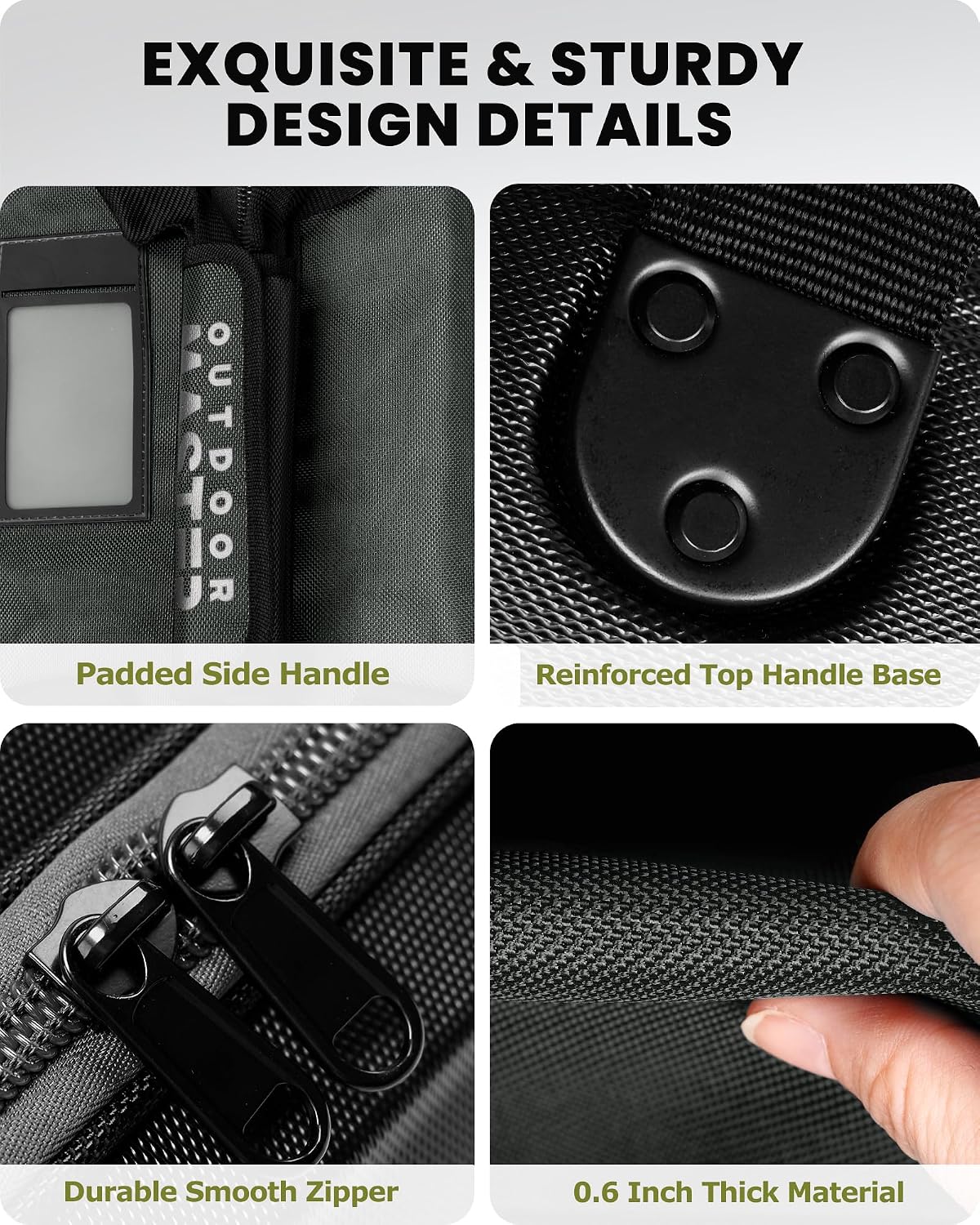 Thumbnail 5 de OutdoorMaster golf travel bag hard case 138 cm