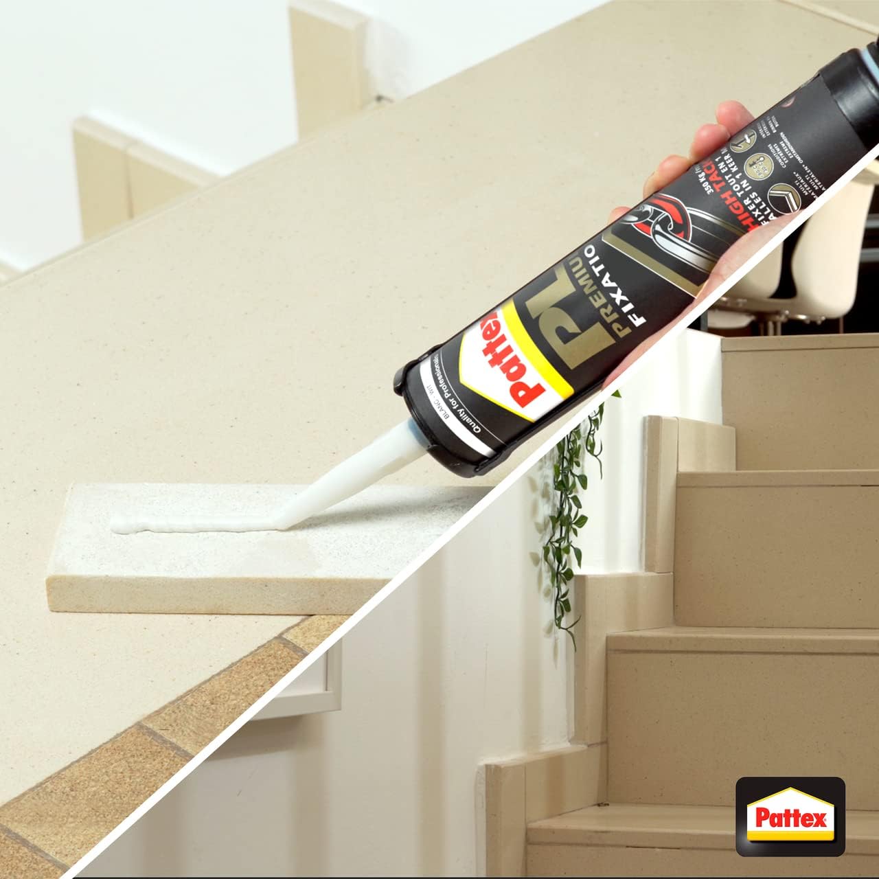 Detalle 2 de Pattex PRO 600 Colla di montaggio 440g