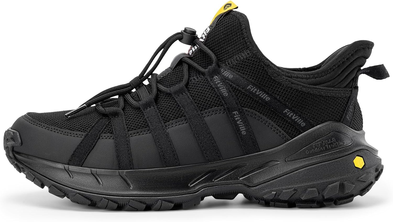 Detalle 2 de FitVille Chaussures de randonnée homme extra-larges respirantes antidérapantes