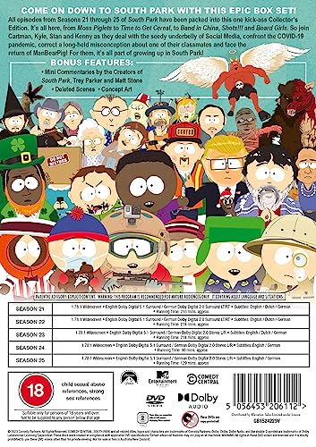 Detalle 1 de South Park Seasons 21–25 on DVD | Paramount Home Entertainment