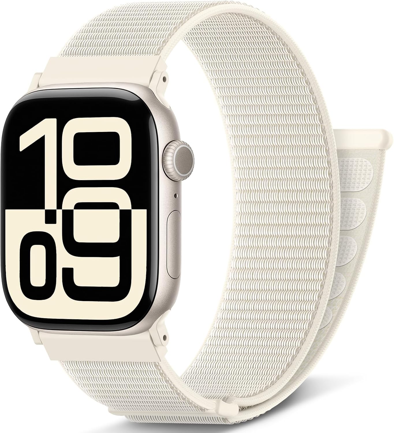 Detalle de DigiHero Nylon Sport Loop for Apple Watch 46mm–38mm (compatible with Series 11–4/SE/Ultra)