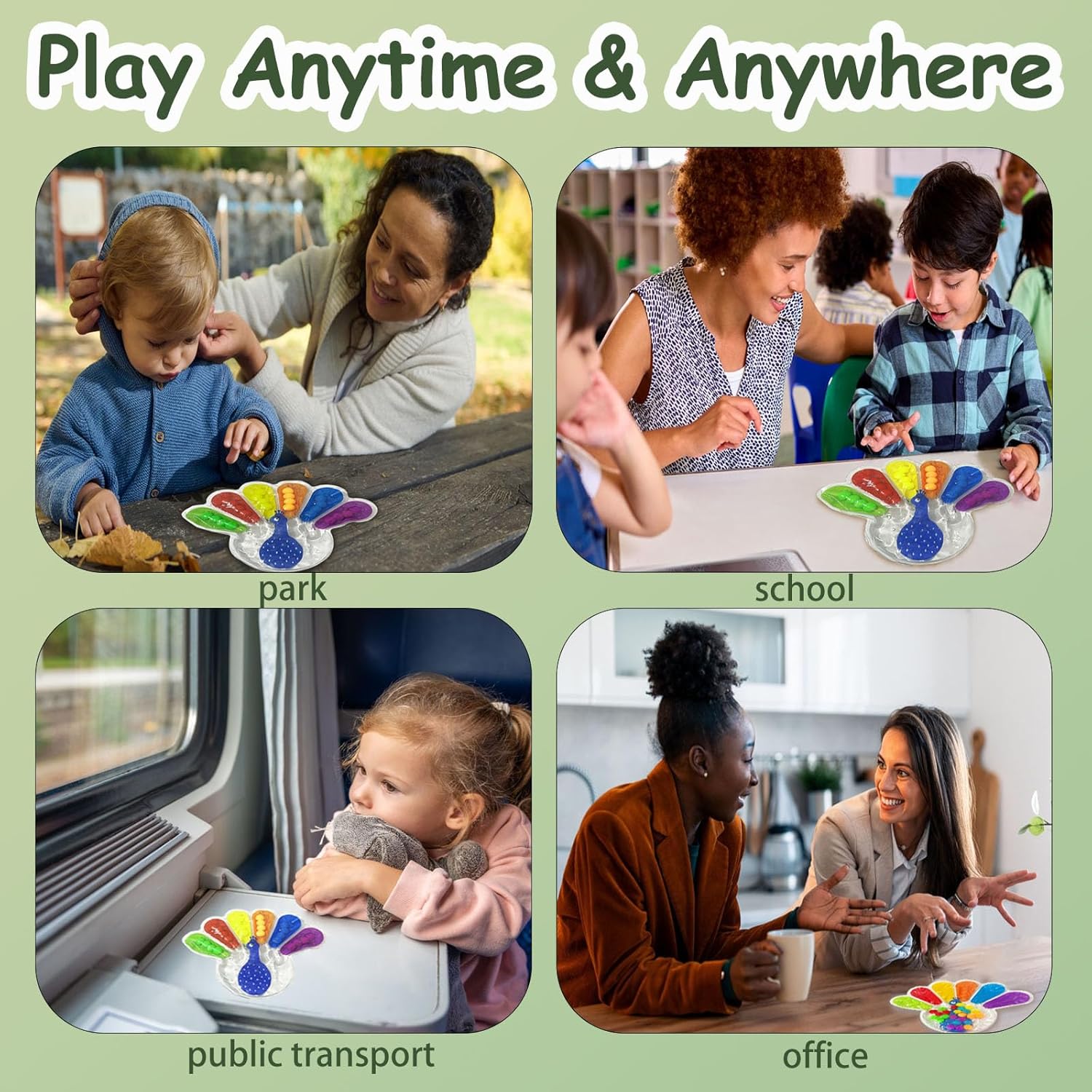 Thumbnail 2 de GYsomer Color Sorting Sensory Toy: Fine Motor Skills & Color Recognition for Toddlers and Beyond