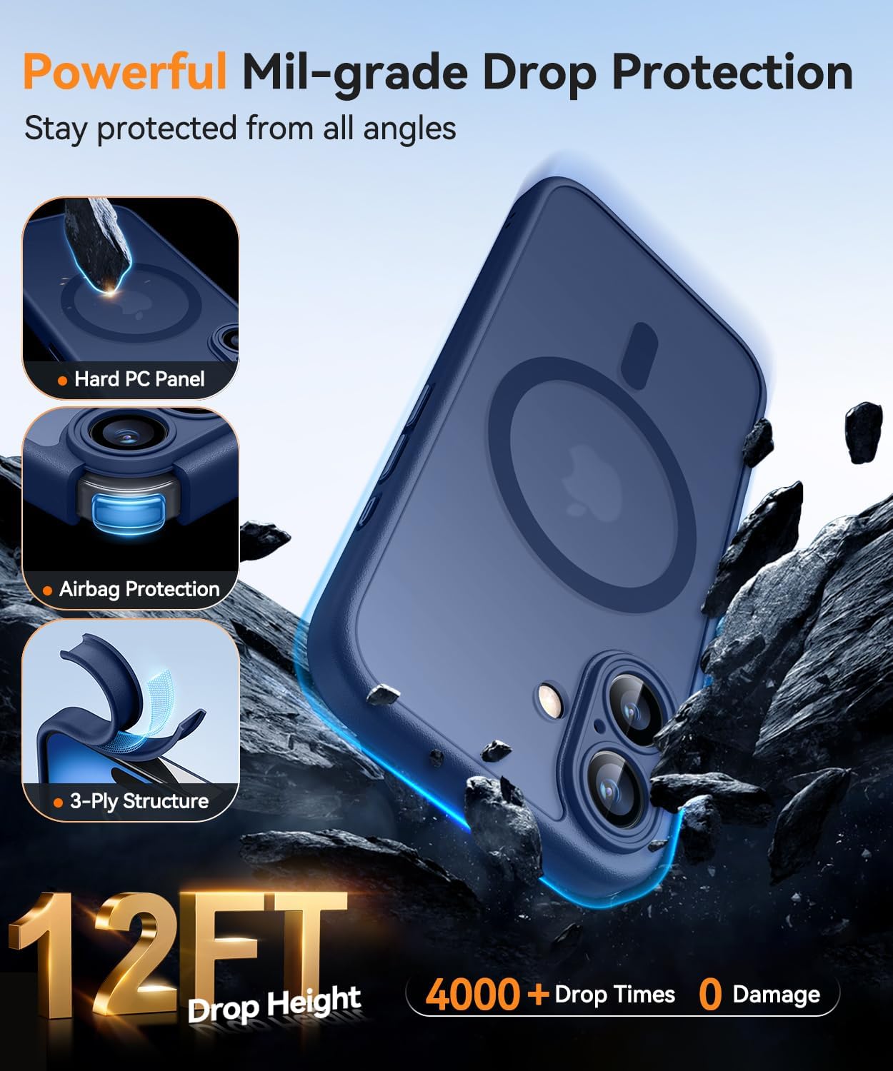 Thumbnail 5 de CANSHN Magnetic iPhone 16 Case 6.1