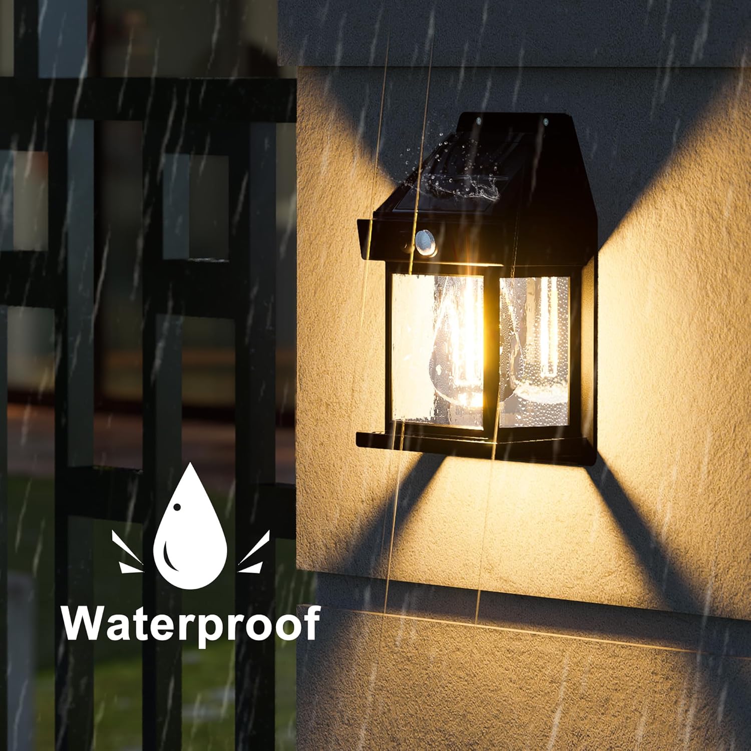 Thumbnail 2 de Flacchi Solar Lights Outdoor (4 Pack) – Waterproof Wall Lights with Motion Sensor
