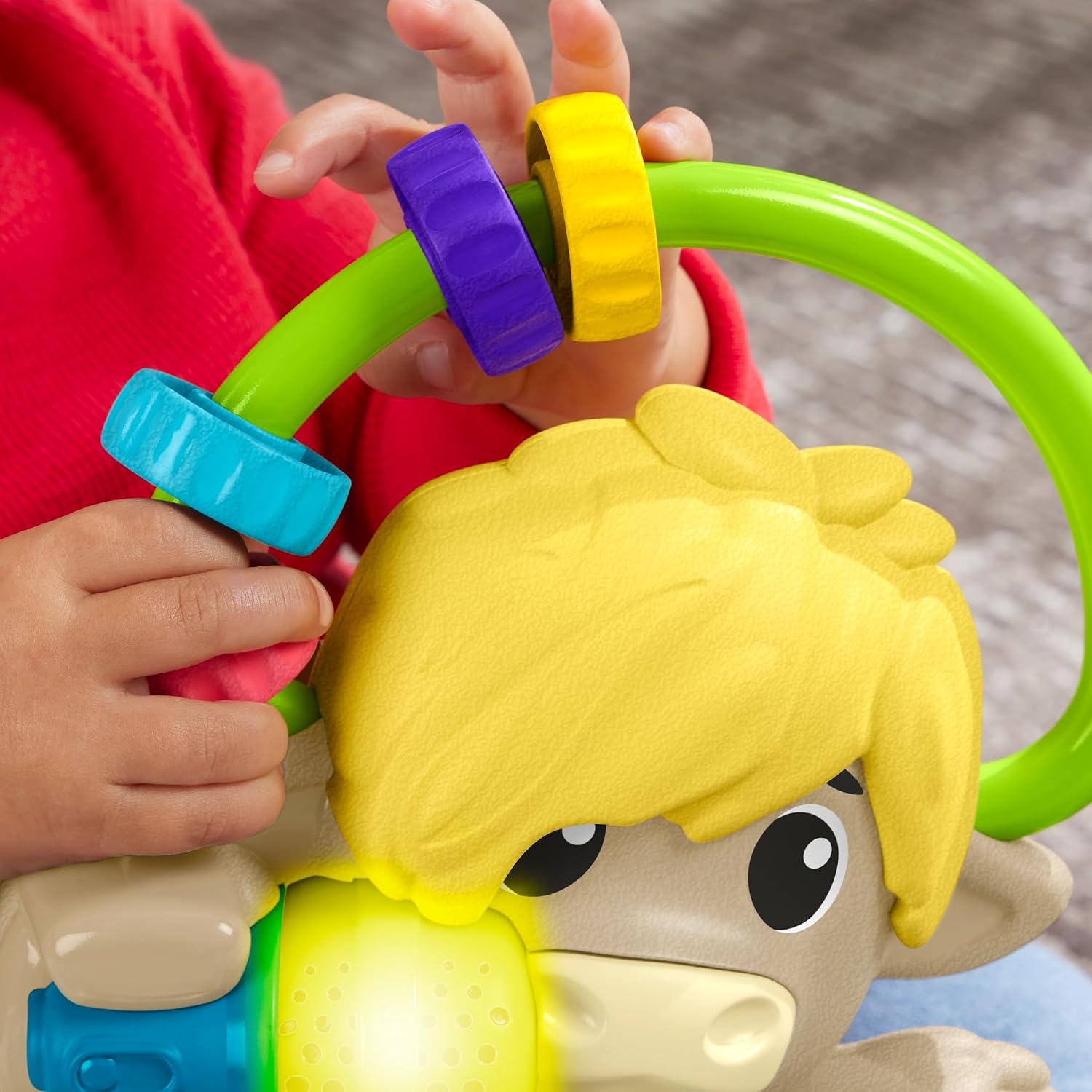 Detalle 2 de Fisher-Price Beat Band ABC DJ-Yak Taylor HYL30 muziekspeelgoed met licht