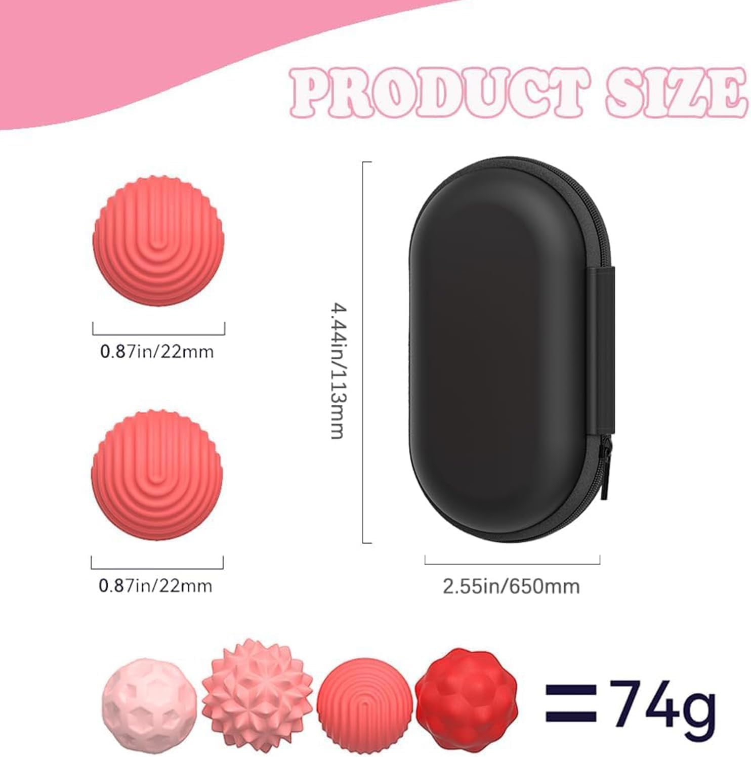 Thumbnail 3 de 8-teilige Magnet-Fidget-Bälle aus Silikon (8 Stück) – ruhiges Anti-Stress-Spielzeug mit Magnetkern