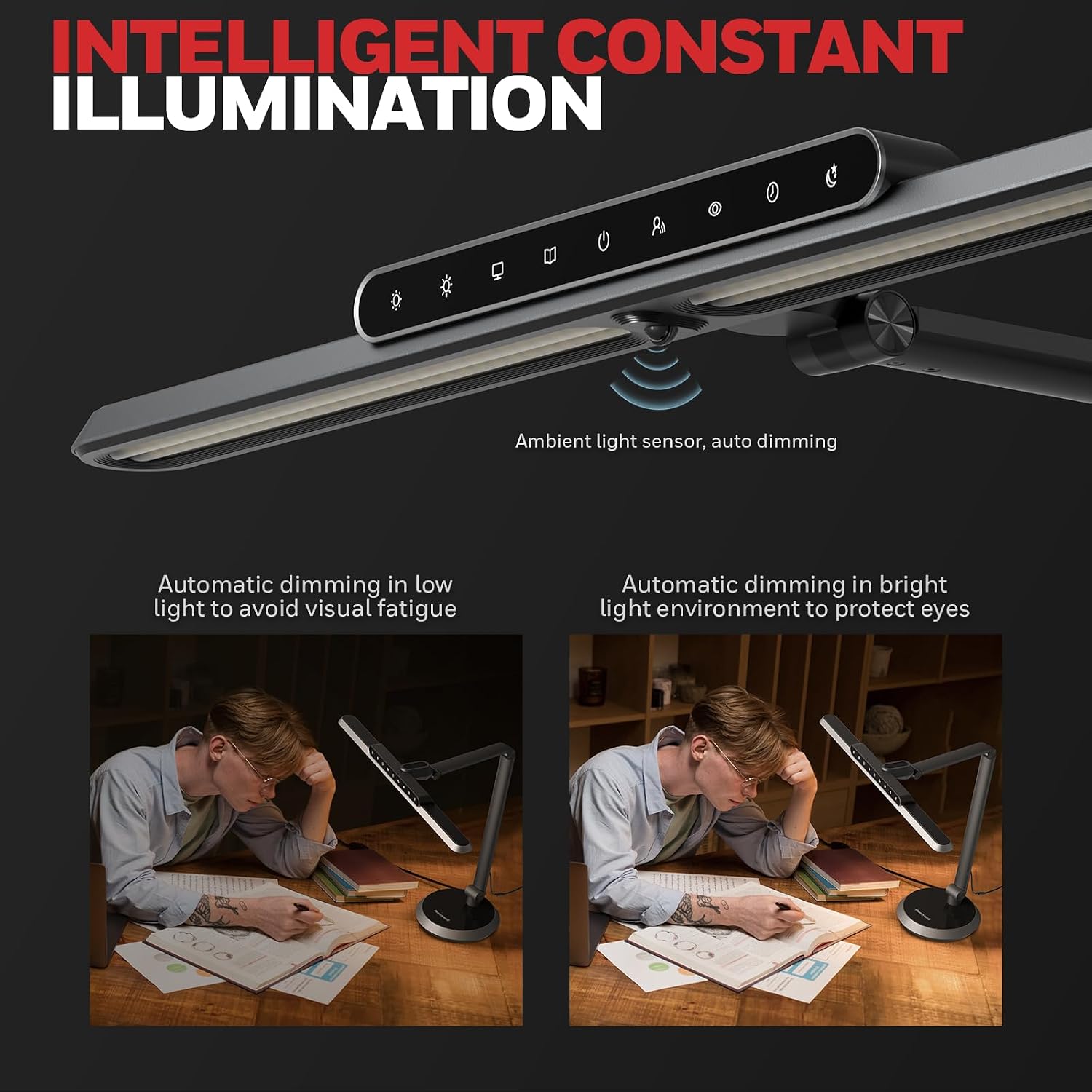 Thumbnail 2 de Honeywell H9 Sunturalux Eye-Caring LED Desk Lamp for Home Office