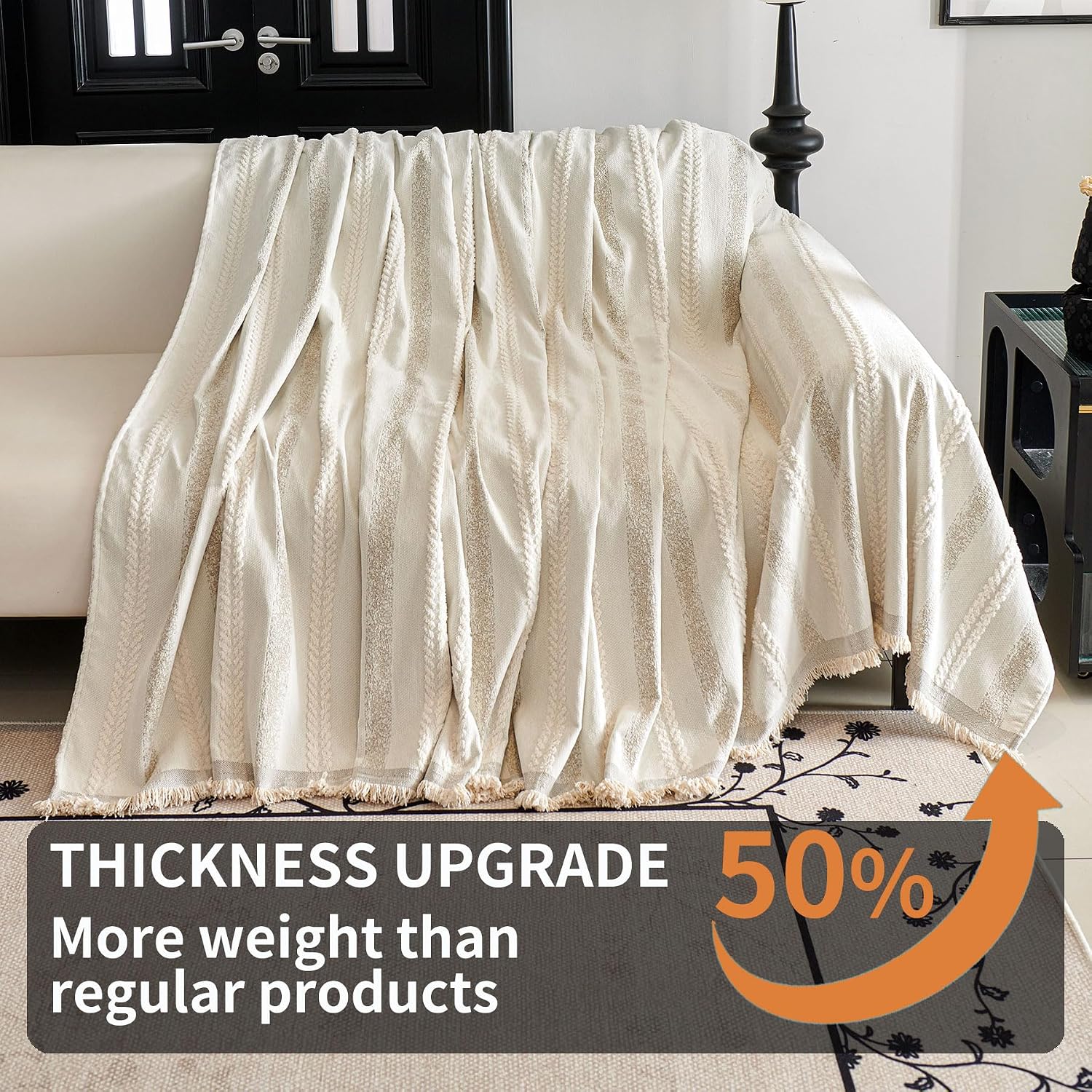 Detalle de HAOMAIJIA TM-Cream 91x134 Sofa Cover ๐