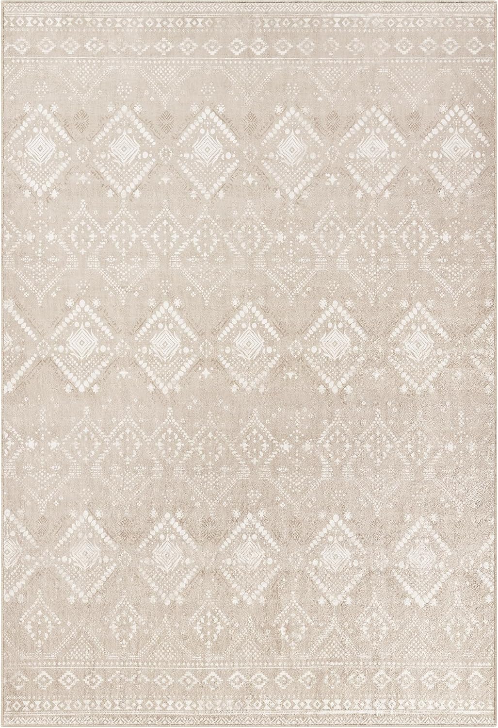 Detalle de SONGMICS HOME VERINA TAR029K01 dywan boho 160 × 230 cm, antypoślizgowy i pralny