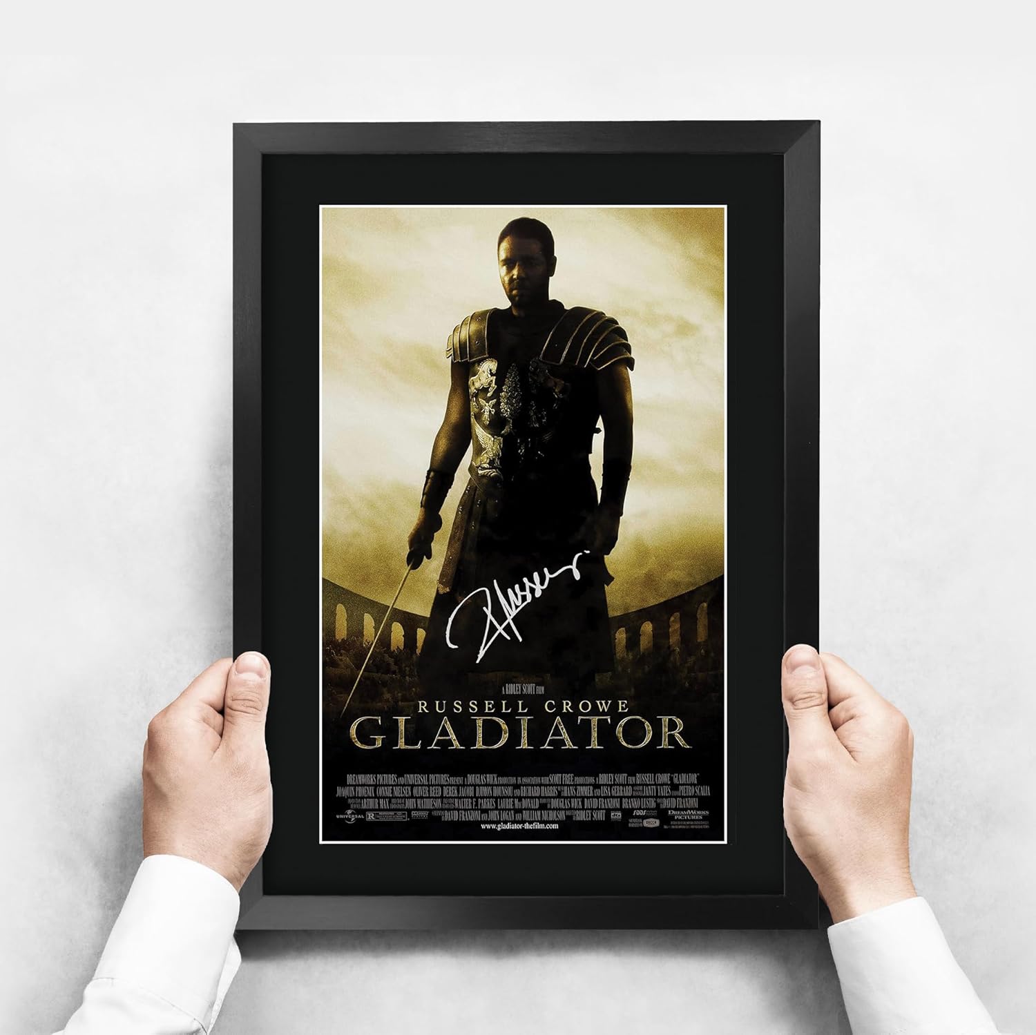 Thumbnail 2 de HWC Trading Gladiator signed autograph style A3 framed poster for movie memorabilia fans