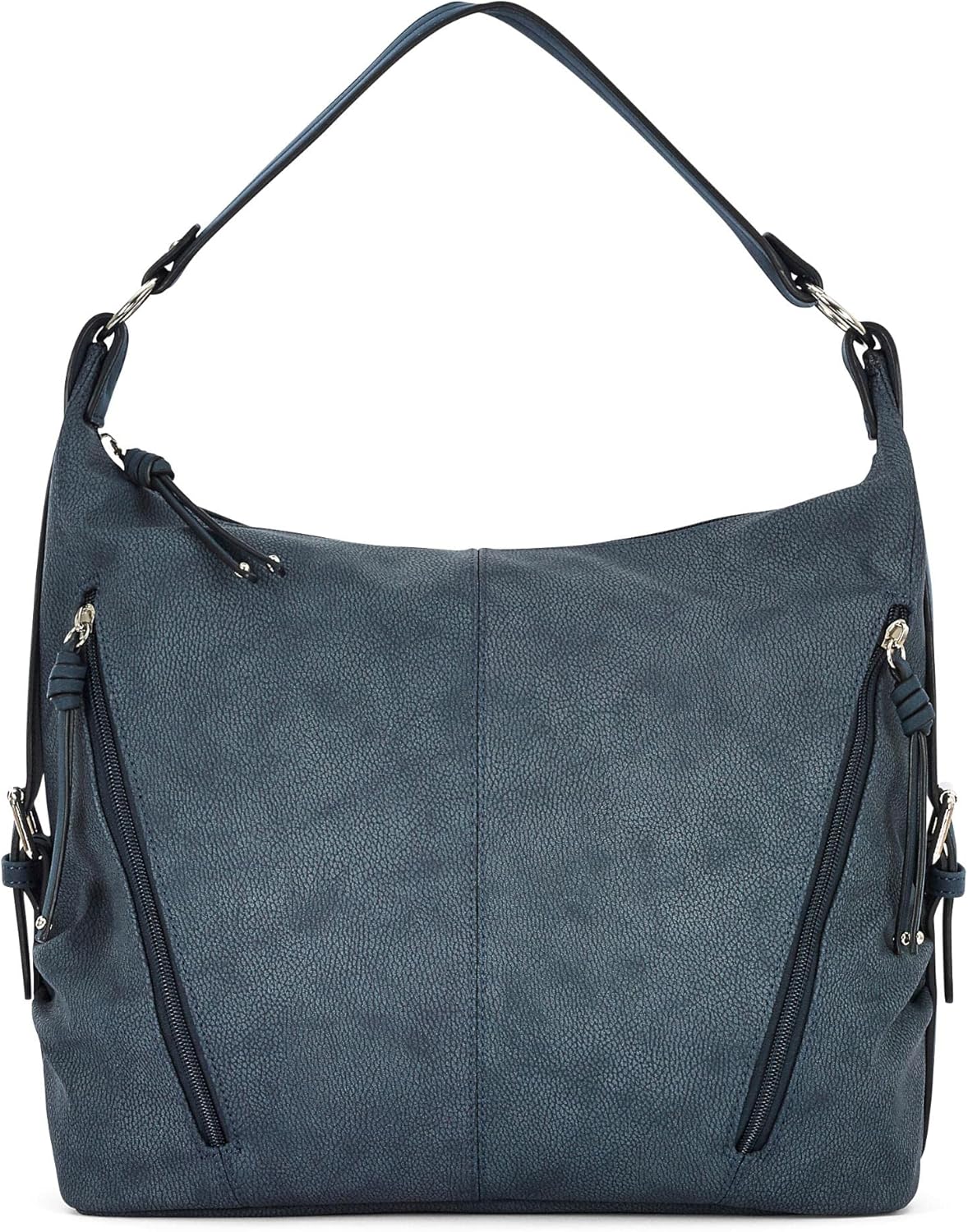 Detalle de TOM TAILOR Damen Caia 002595 Schultertasche – mittelgroße Hobo Bag mit abnehmbarem Trageriemen