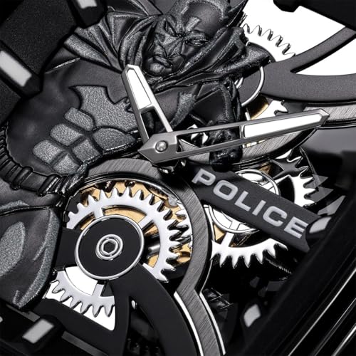 Detalle 1 de Police Gotham Dual-time: Orologio da polso in acciaio inox con movimento al quarzo e cassa 48 mm