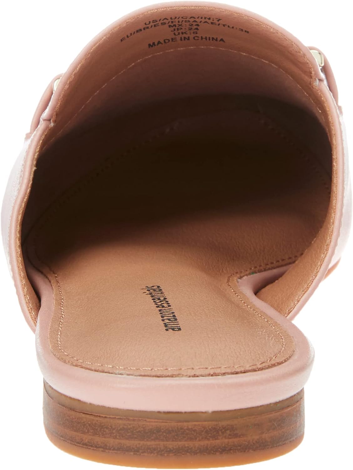 Detalle de Amazon Essentials Women's Slip On Buckle Mule, Backless