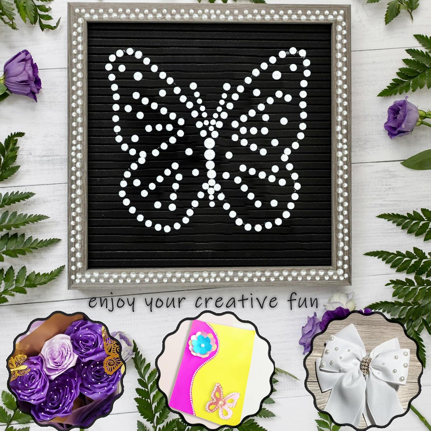 Detalle 2 de Craft Pearl Sticker Set, 570 pieces