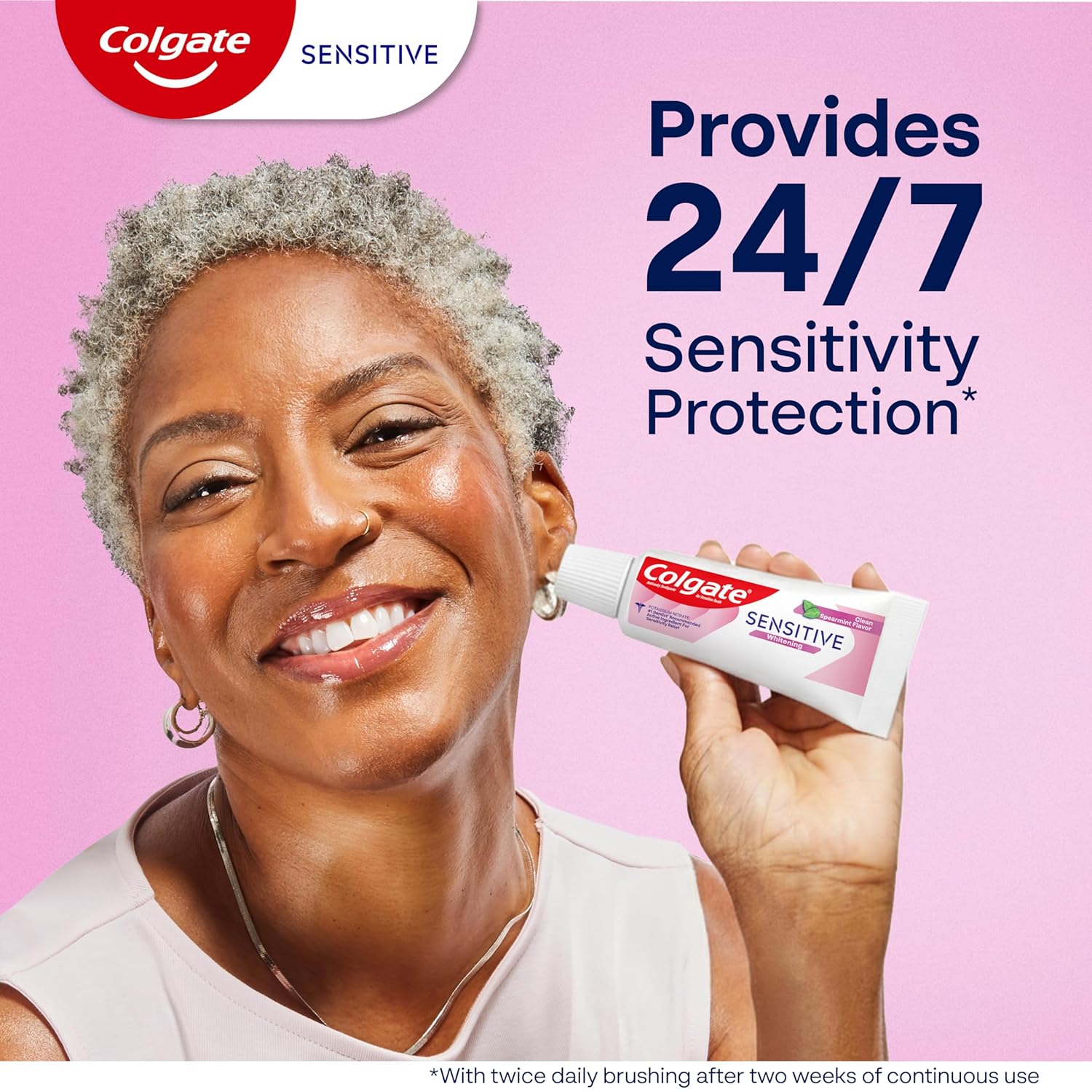 Thumbnail 3 de Colgate Whitening Toothpaste for Sensitive Teeth (Fresh Mint Gel) — 6 oz Pack of 3