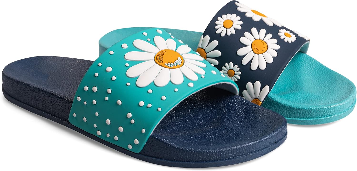 Detalle de Dedoles Badeschuhe & Hausschuhe für Damen, Herren und Kinder – lustige Badesandalen mit rutschfestem Profil