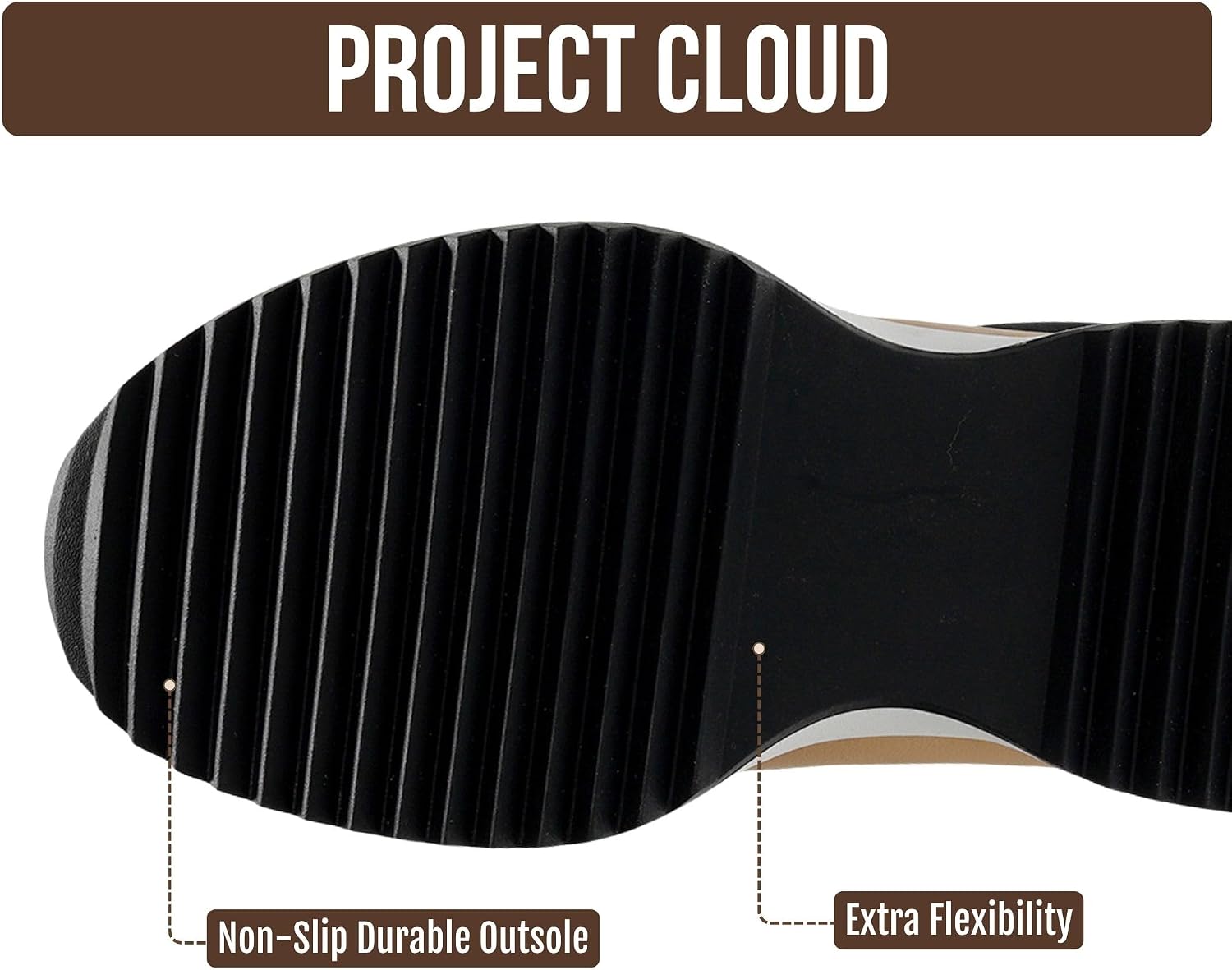 Thumbnail 3 de Project Cloud Womens Sneakers memory foam insole