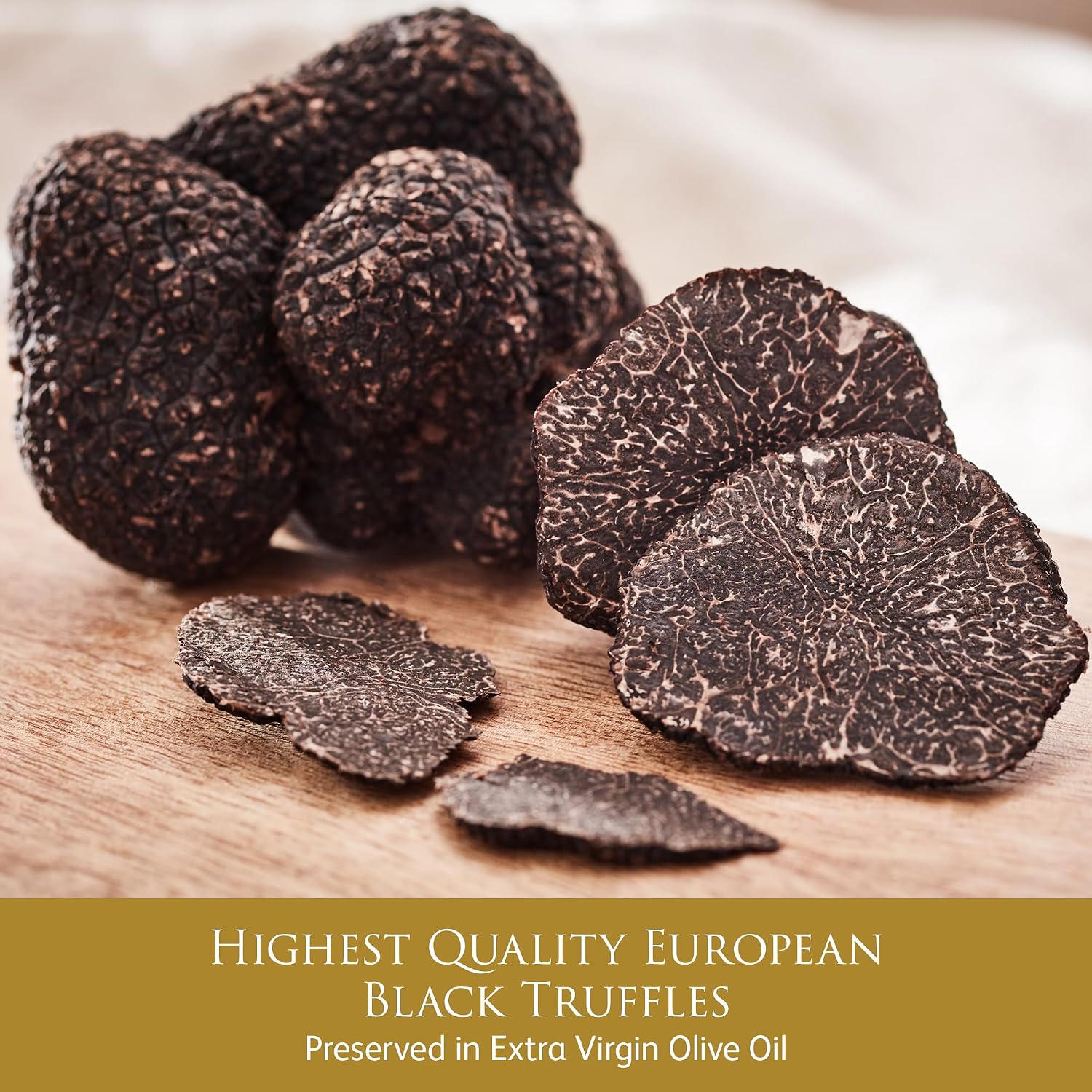 Detalle de TruffleHunter Black Truffle Slices in Extra Virgin Olive Oil, 2.82 oz
