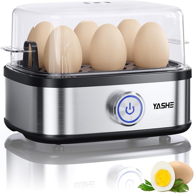 YASHE Cocedor de Huevos 400W 🍳 Fácil y Multifuncional