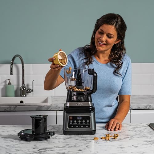 Detalle de Ninja 3-in-1 Food Processor & Blender 1200W BN800UK: Black