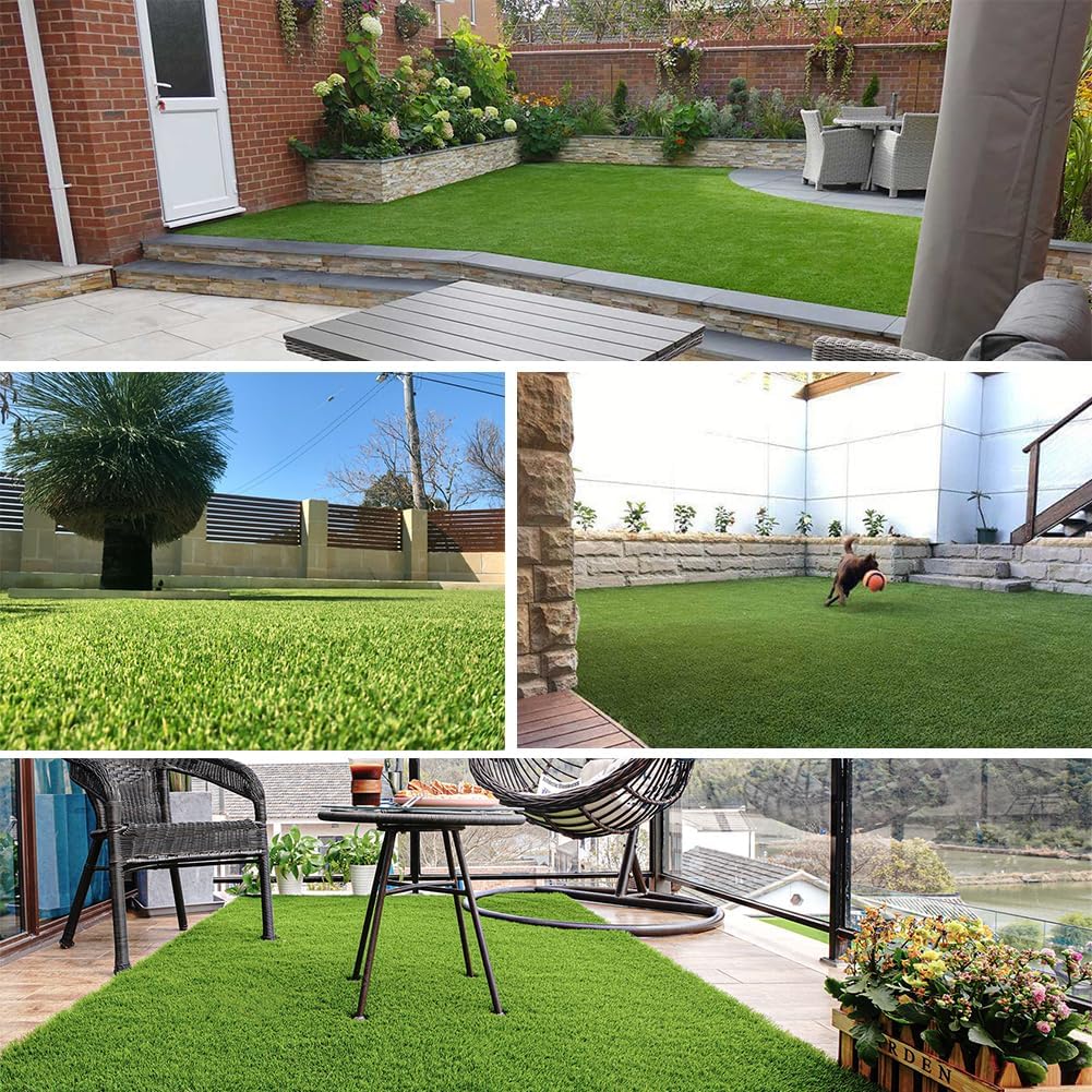 Thumbnail 6 de Petgrow 1.77-Inch Artificial Grass Turf, 7 x 15 Feet, with Drainage Holes