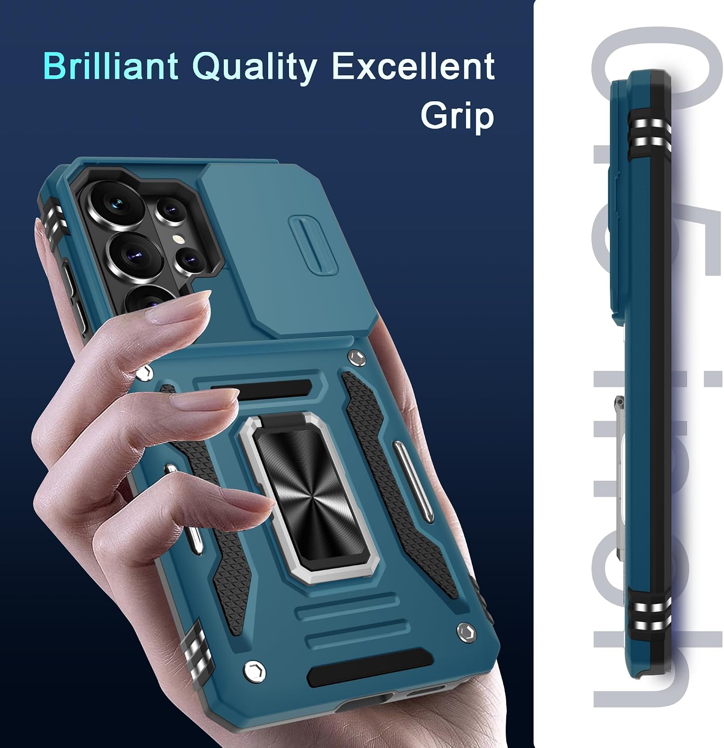 Thumbnail 6 de DEERLAMN Case for Samsung Galaxy S26 Ultra 6.9-Inch Light Blue