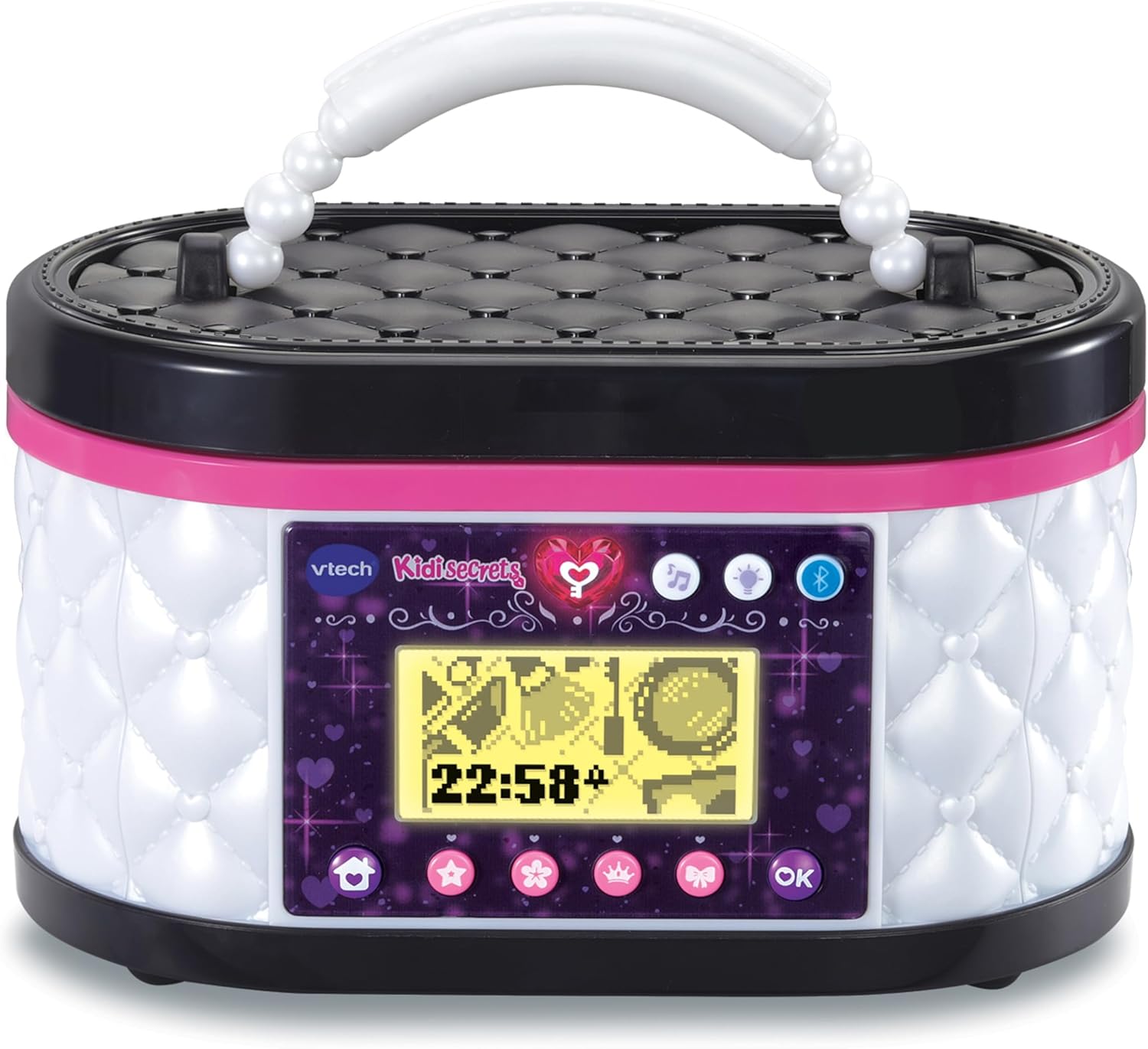 Thumbnail 2 de VTech KidiSecrets Ma Mallette Beauté Magique Noire – boîte secrète avec code, miroir LED et Bluetooth
