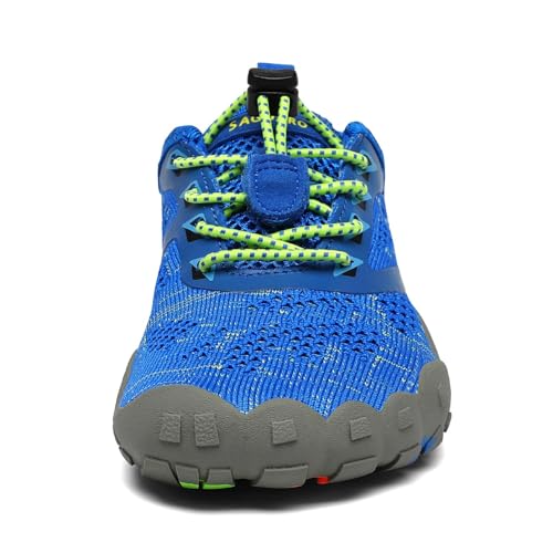 Detalle 2 de SAGUARO Barefoot Zapatillas de Trail para Niños — Azul, 36 EU