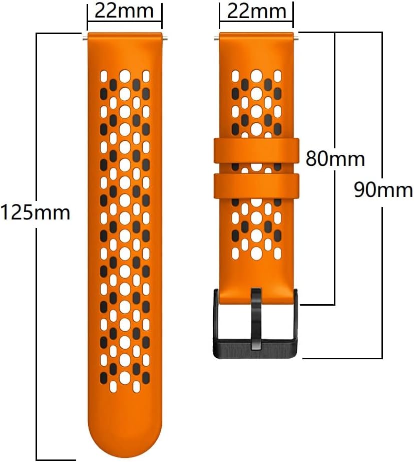 Thumbnail 6 de Fleshy Leaf Universal 22mm Five-Hole Quick Release Soft Silicone Strap