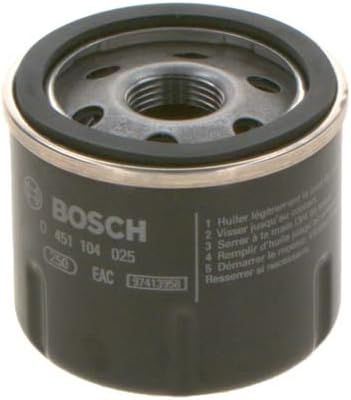 Detalle 2 de Bosch P4025 – Filtre à huile automobile: séparation des suies et particules métalliques pour une lubrification fiable