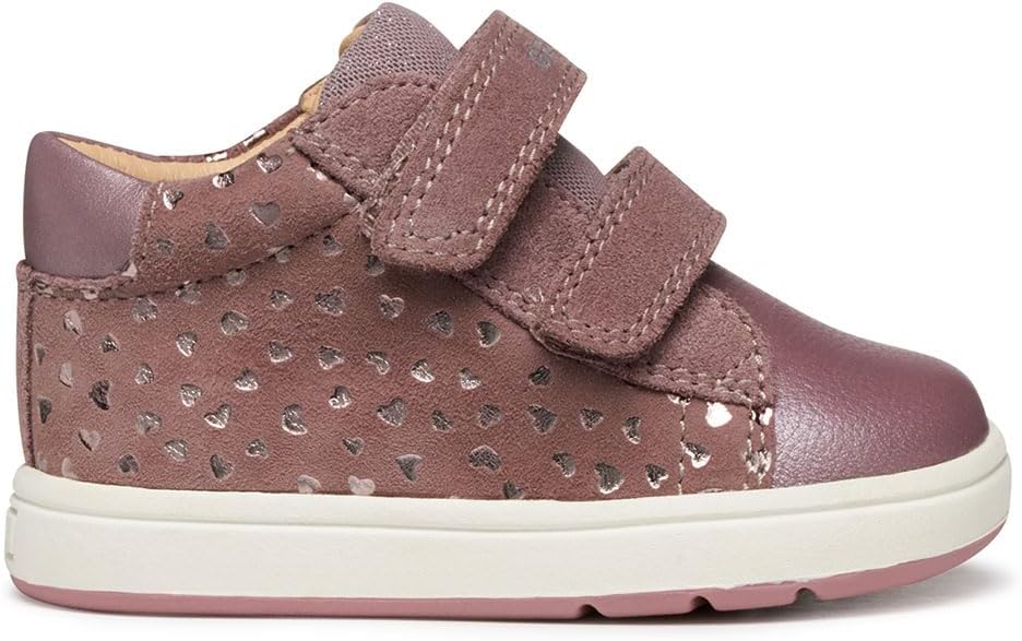 Detalle de Geox Baby Mädchen B Biglia GirlFirst Walker Schuh – atmungsaktiver Lauflernschuh für erste Schritte