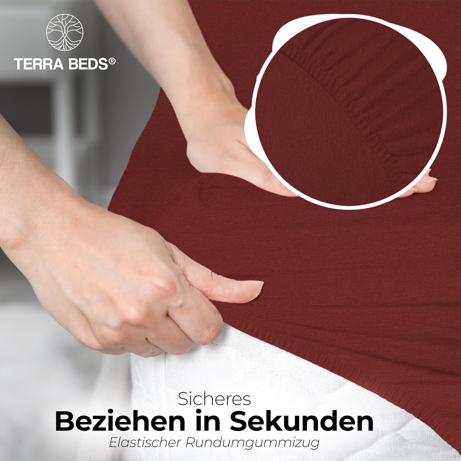 Detalle 2 de Terra Beds Spannbettlaken 70x140 cm Kinder