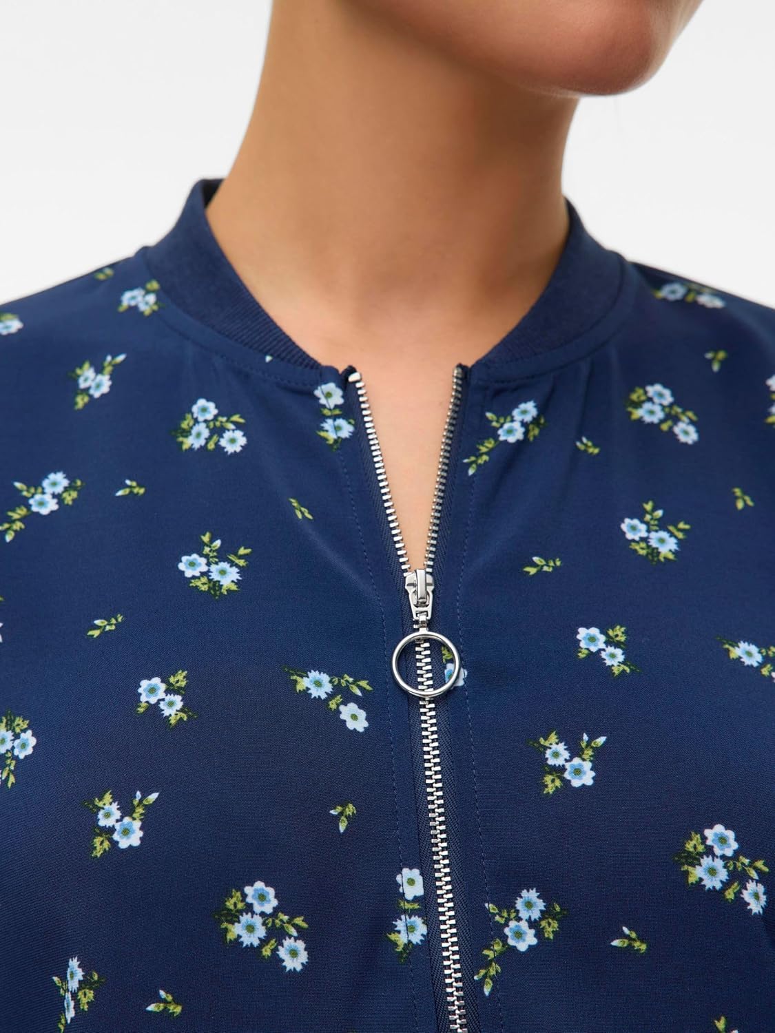 Thumbnail 6 de VERO MODA Damen Mantel VMCOCO leichte Jacke mit hohem Stehkragen (Regular Fit)