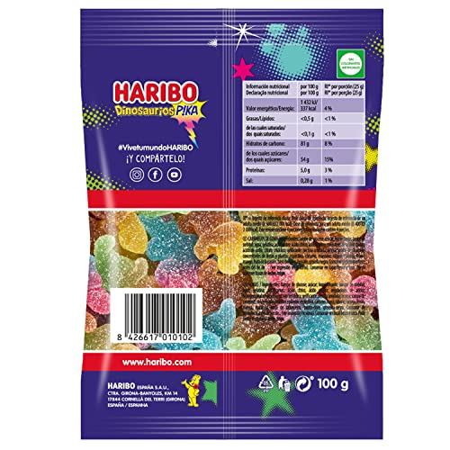 Thumbnail 1 de Haribo DINOSAURIOS - 18 bolsas de deliciosos gummies 🦕