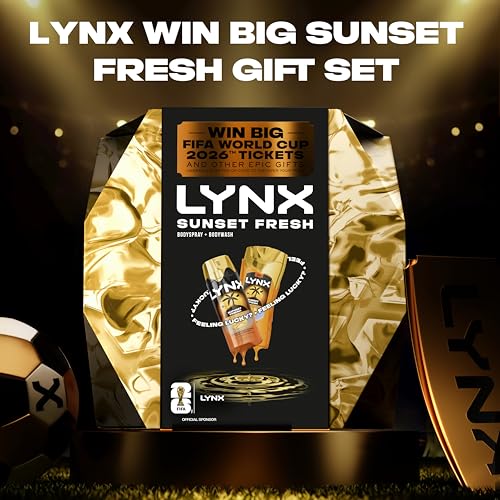 Detalle de Lynx Sunset Fresh Gift Set: Body Wash & Body Spray with FIFA World Cup 2026 Tickets Chance