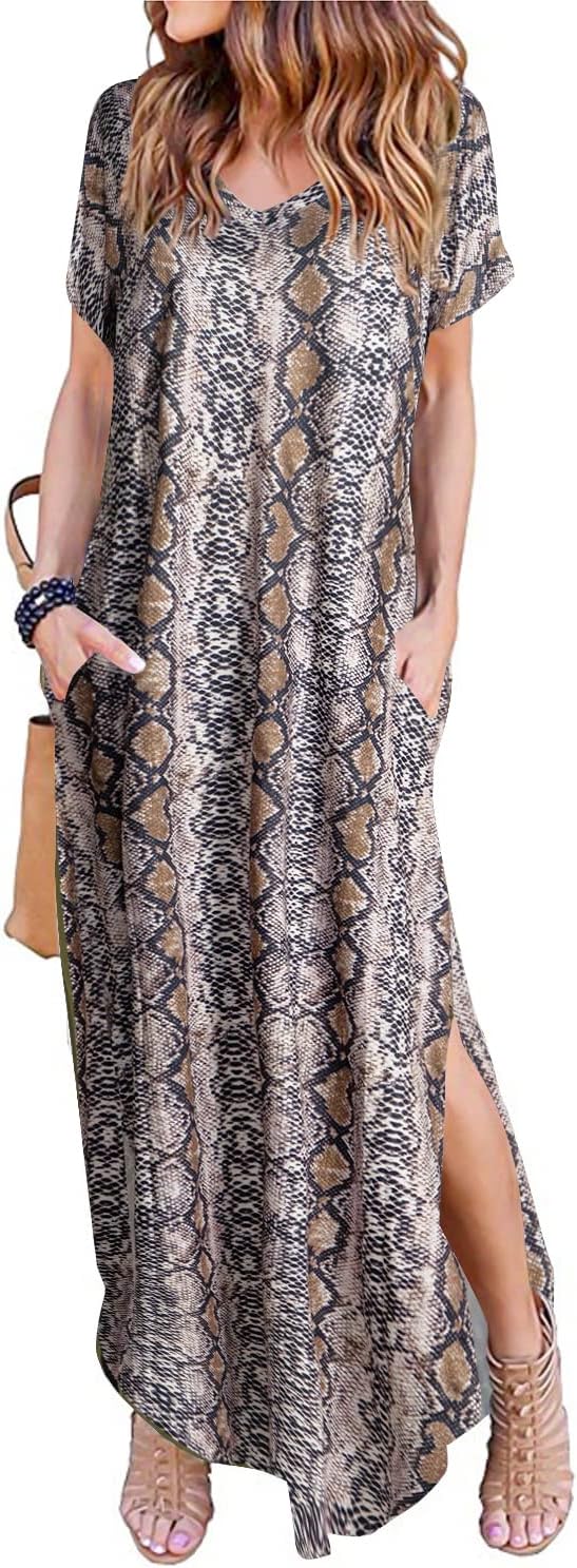 Detalle de Arolina Women's Summer Maxi Dress with Pockets