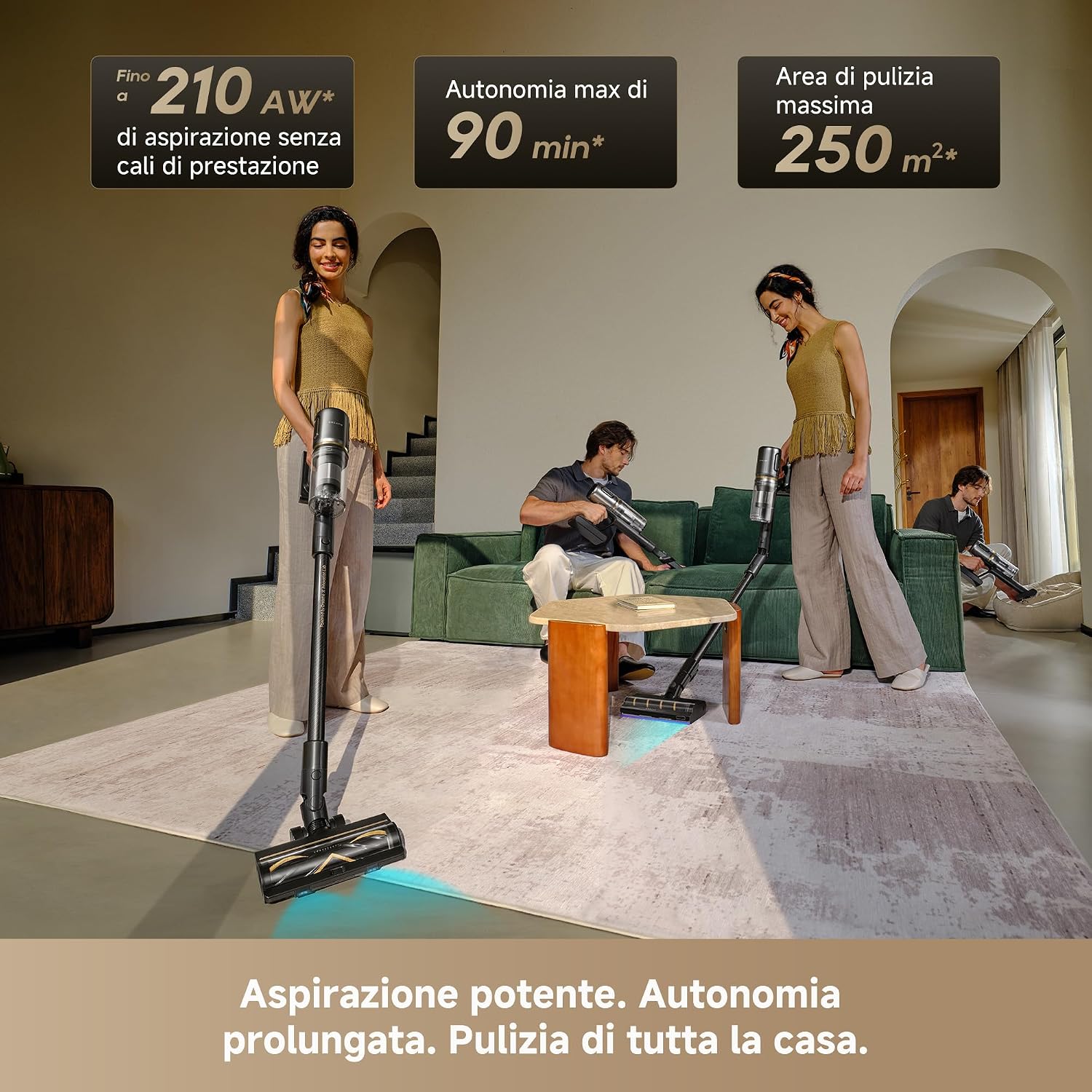 Thumbnail 6 de DREAME V20: Aspirapolvere Senza Fili con pulizia bordi a 0 mm e filtrazione 99,99%