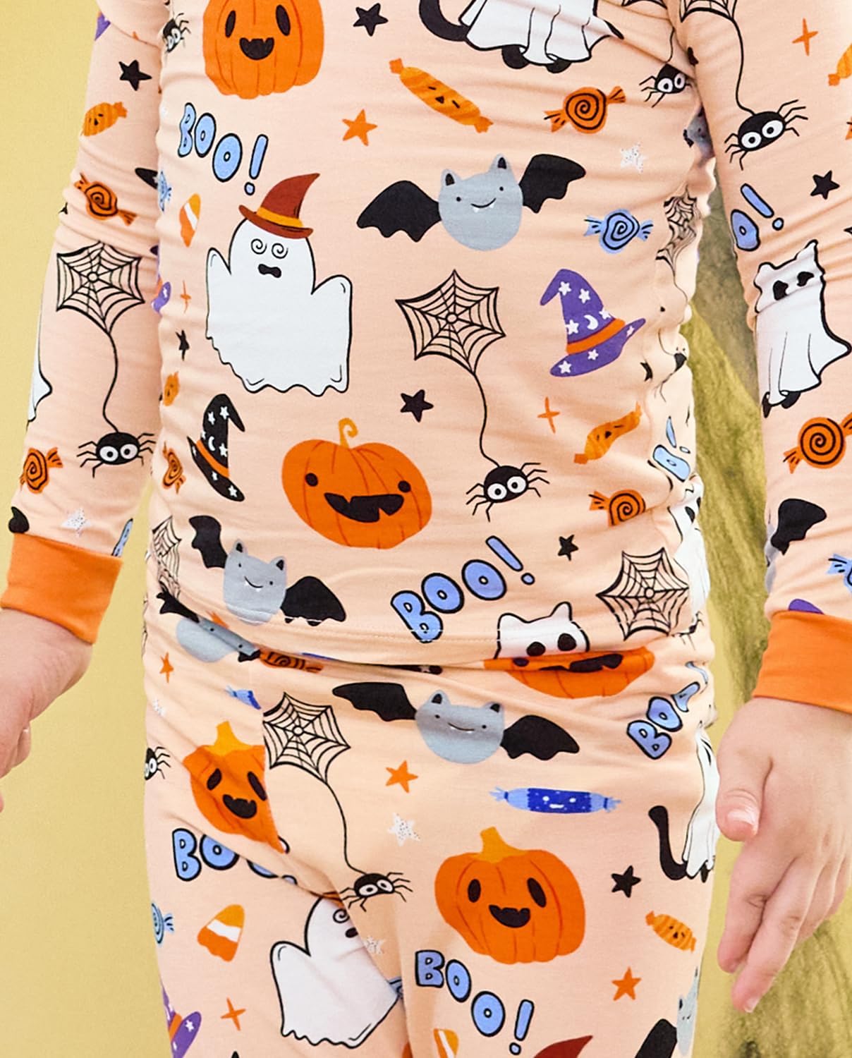 Detalle de babee Reshinee Kids Pajama Set, Bamboo Viscose
