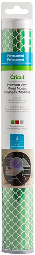 Thumbnail 4 de Cricut Vinyl Essentials Sampler 12x12 cm – 12 adesivi quadrati multicolore