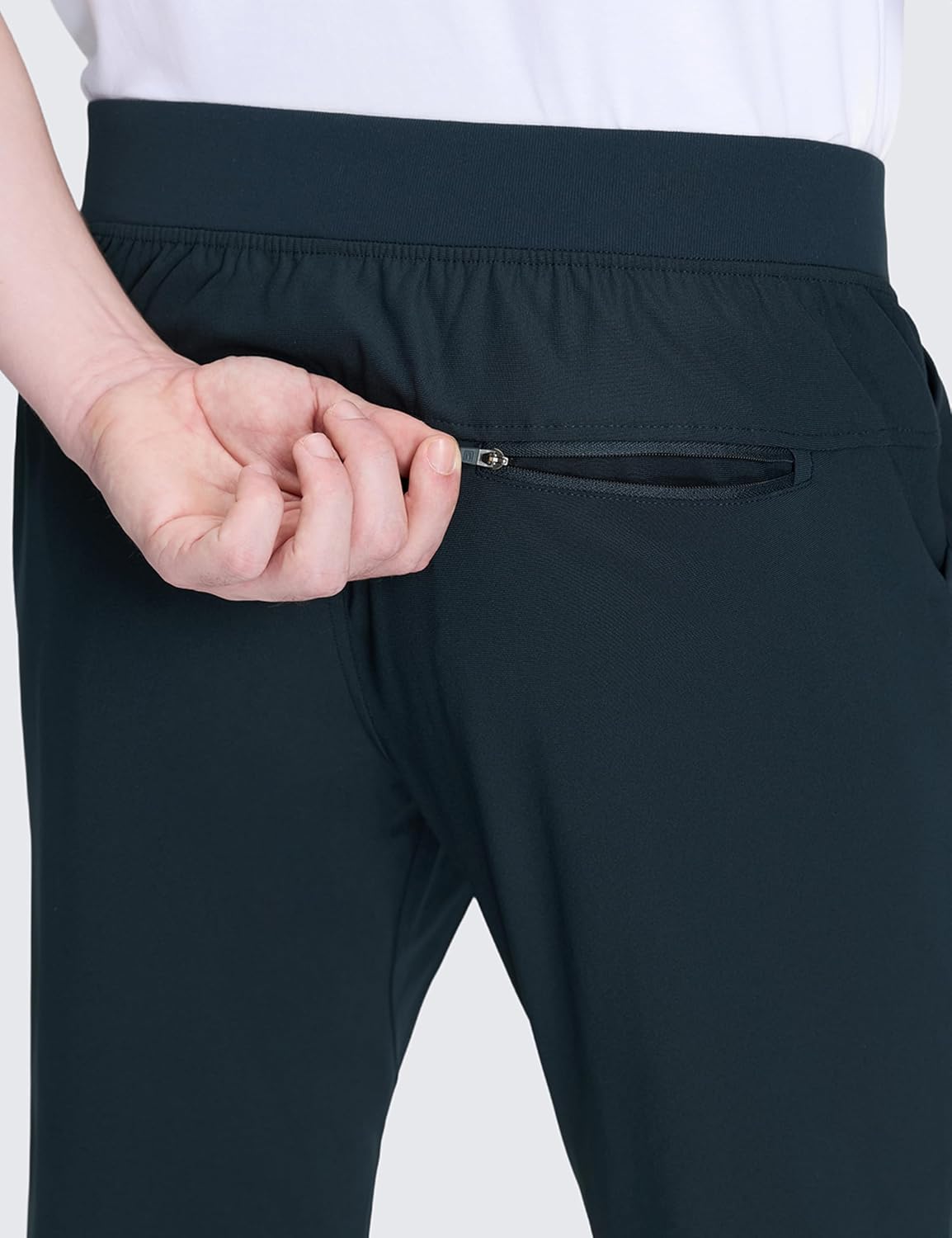 Detalle de CRZ YOGA joggers da golf da uomo: comfort traspirante e fit elasticizzato
