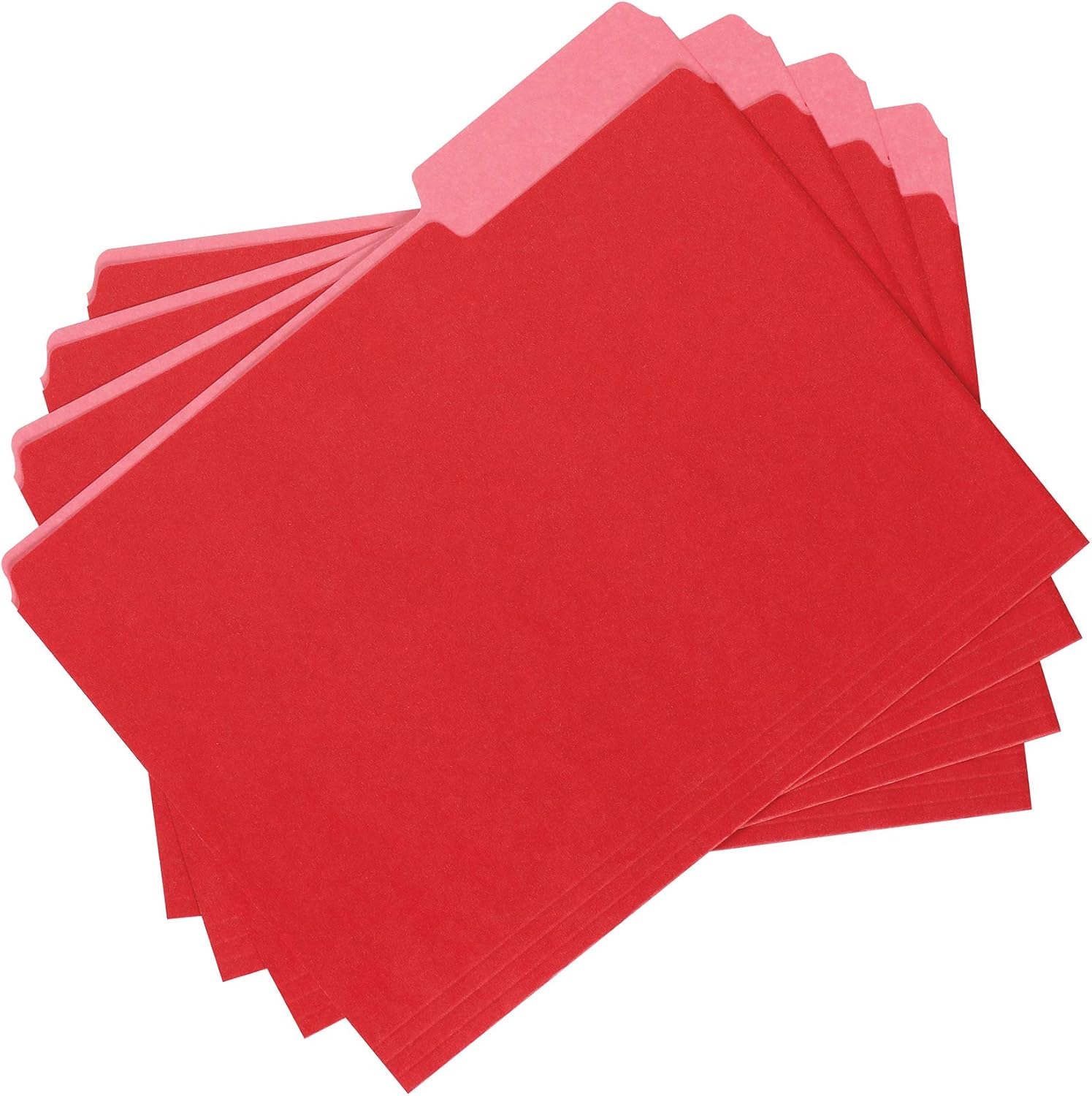 Thumbnail 3 de Amazon Basics File Folders for Organization, Red, 36-Pack (Letter Size, 1/3 Cut Tab)